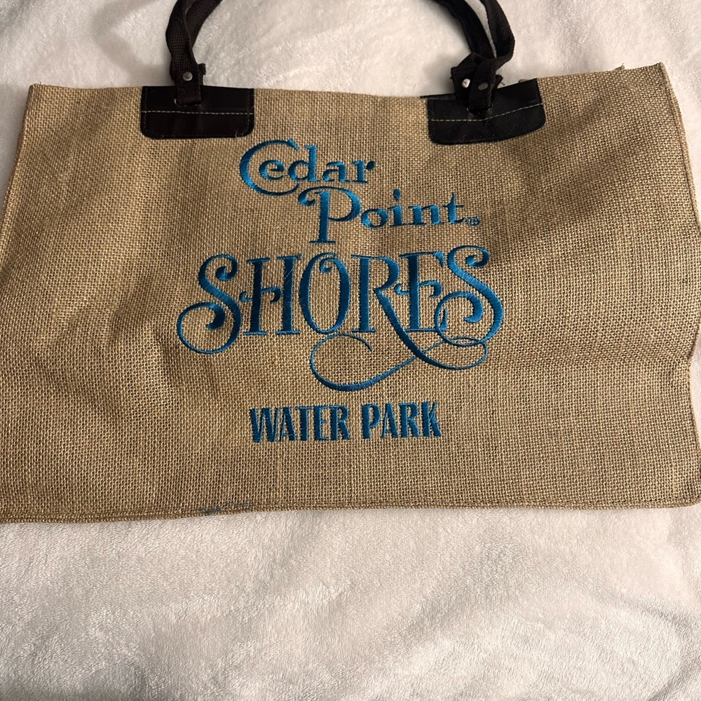 Cedar Point Shores Water Park Tote Bag